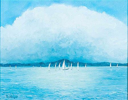 Sample artwork by Karina Leibinger (Born 1945), known for painting - View similar artists and auction records