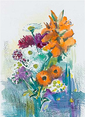 Bouquet with poppies and daisies by Ludwig Miller - Auction record, sale price, and art valuation. Compare with similar artists and explore comparable artworks.