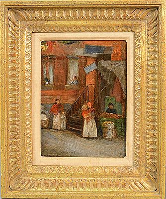 "Study in Norfolk Street, New York"