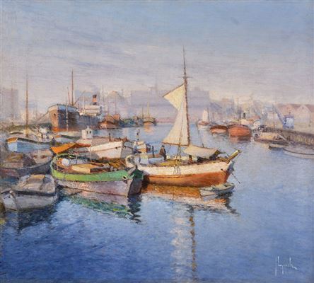ESCENA DE PUERTO