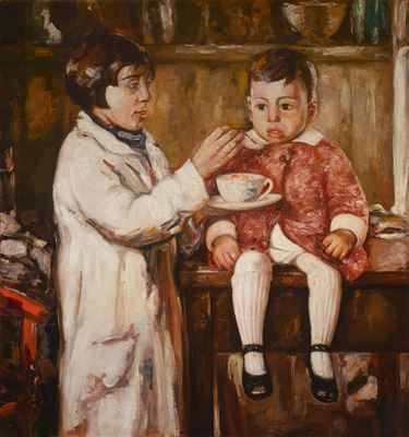 ALIMENTANDO A UN NIÑO