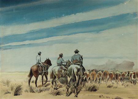 Sample artwork by Tito Saubidet (1891 - 1953), known for painting - View similar artists and auction records