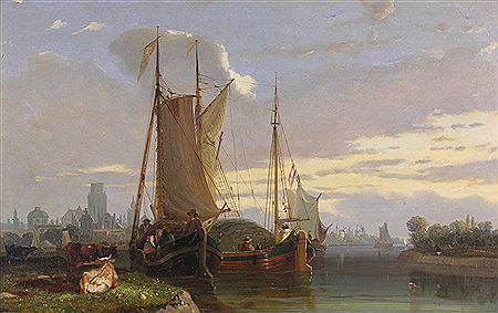 "PAISAJES FLUVIALES" (pair) by Antoine Desire Heroult - Auction record, sale price, and art valuation. Compare with similar artists and explore comparable artworks.