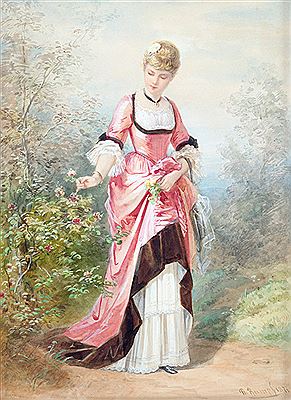Sample artwork by Philipp Rumpf (1821 - 1896), known for painting and sculpture - View similar artists and auction records