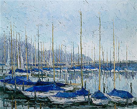 "Segelboote in Friedrichshafen"
