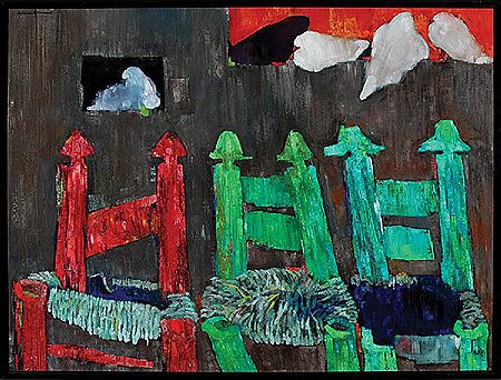 Sample artwork by Gesner Armand (1936 - 2008), known for vivid color bird, still life and landscape painting - View similar artists and auction records