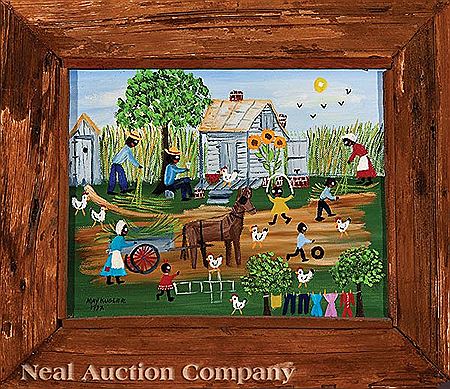 "Sugar Cane Cutting", "Bon Fire", "Watermelon Party" and "Shotgun House"