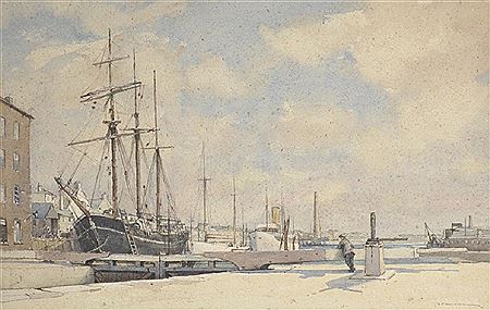 "THE OLD LOCK AT SOUTHWICK" by Edgar Thomas Holding - Auction record, sale price, and art valuation. Compare with similar artists and explore comparable artworks.