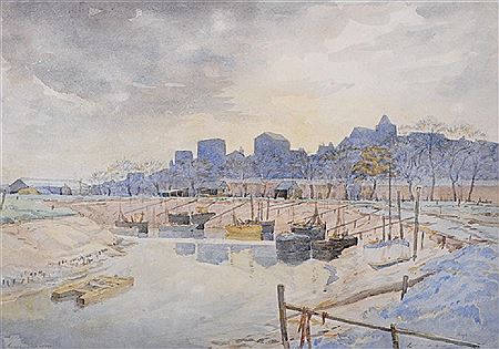 "Rye, Evening 1948", a River Scene