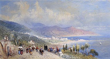 "Naples, a View Overlooking the Bay, from Posilippo" by William Evans of Eton - Auction record, sale price, and art valuation. Compare with similar artists and explore comparable artworks.