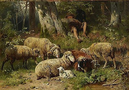 A young shepherd resting by Otto Friedrich Gebler - Auction record, sale price, and art valuation. Compare with similar artists and explore comparable artworks.
