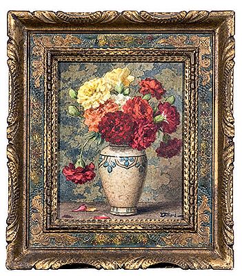 Vase fleuri(2) by Ernest Filliard - Auction record, sale price, and art valuation. Compare with similar artists and explore comparable artworks.