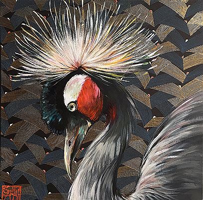Sample artwork by Sophie Adde (Born 1971), known for painting - View similar artists and auction records