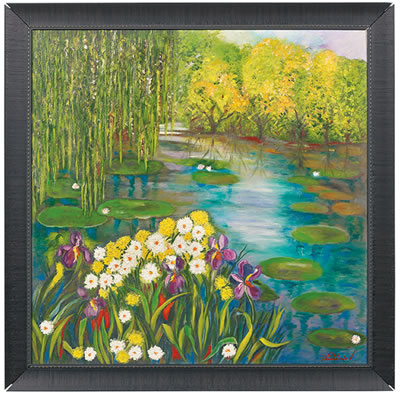 "Garden at Giverny, France", 2008 by Elizabeth Shahenian - Auction record, sale price, and art valuation. Compare with similar artists and explore comparable artworks.