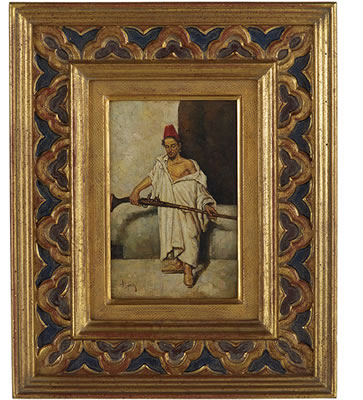 Turkish Rifleman in a Red Fez