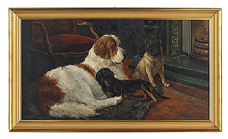 "Resting by the Hearth"