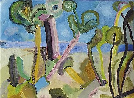 Plants on the sea shore