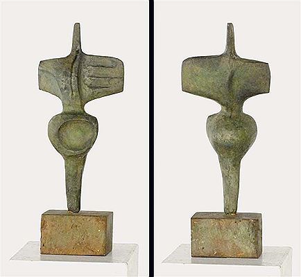 Small Upright figure B by Rene Graetz - Auction record, sale price, and art valuation. Compare with similar artists and explore comparable artworks.