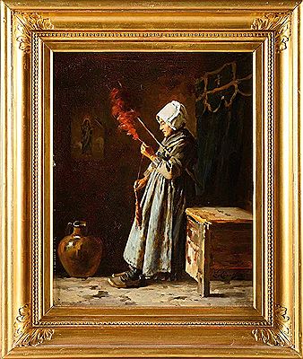 Auvergnate à l’ouvrage by Nicolas Berthon - Auction record, sale price, and art valuation. Compare with similar artists and explore comparable artworks.