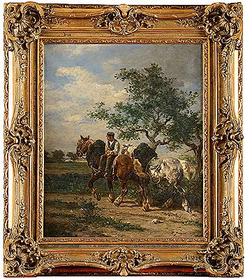 Les chevaux de labour