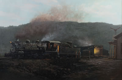 "Moonlight on Cumbres Pass"