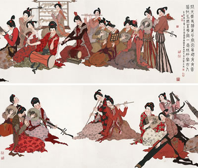 ORCHESTRA by Daohong Shen - Auction record, sale price, and art valuation. Compare with similar artists and explore comparable artworks.
