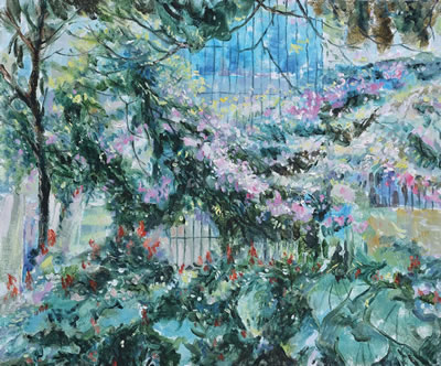 Neighbour Granny’s Balcony by Changan Peng - Auction record, sale price, and art valuation. Compare with similar artists and explore comparable artworks.