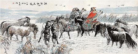 RIDING HORSES
