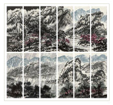 Sample artwork by Ruzhuo Cui (Born 1944), known for landscape, figure, bird and flower painting, calligraphy - View similar artists and auction records