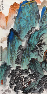 MOUNTAINAL SCENERY by Baizhong Zheng - Auction record, sale price, and art valuation. Compare with similar artists and explore comparable artworks.