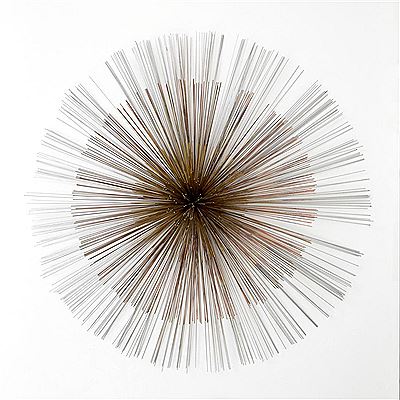 SUNBURST POM POM Wall Sculpture