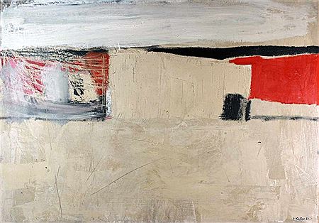 Composition (House in desert landscape)
