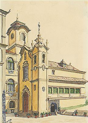 Capela do Palacio da Condessa de Montereal by Luis Salvador - Auction record, sale price, and art valuation. Compare with similar artists and explore comparable artworks.