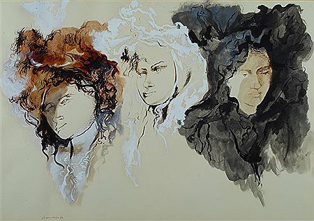 Tre volti di donna