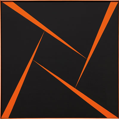 Untitled (Orange and Black)