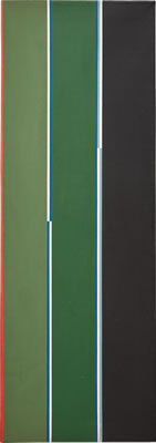 Linhas sobre verde e preto