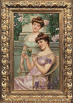 Sample artwork by Adolfo Belimbau (1845 - 1938), known for painting - View similar artists and auction records