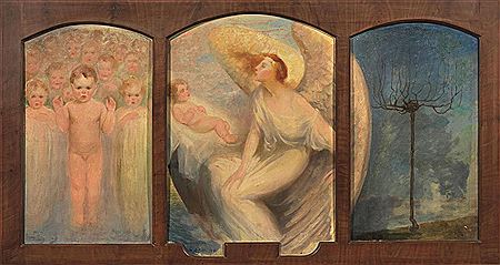 TRITTICO DEGLI INNOCENTI by Mario Micheletti - Auction record, sale price, and art valuation. Compare with similar artists and explore comparable artworks.