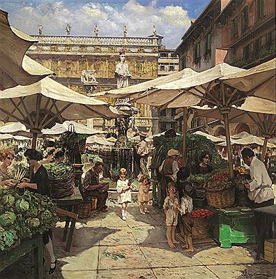 PIAZZA DELLE ERBE A VERONA