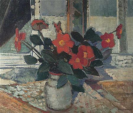 Flowers at the window by Hans Kruzwicki - Auction record, sale price, and art valuation. Compare with similar artists and explore comparable artworks.