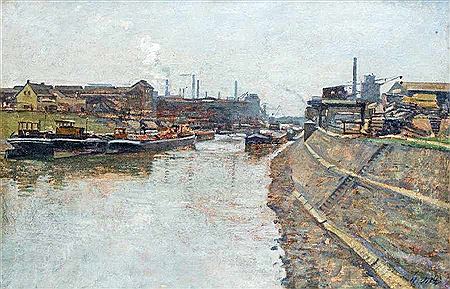 In the inner harbor of Duisburg