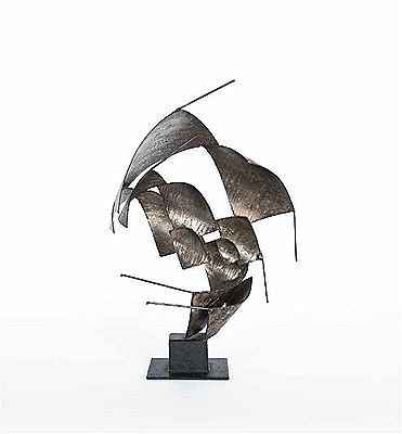 Sample artwork by Will Bruell (1922 - 2019), known for abstract art, mixed media - View similar artists and auction records