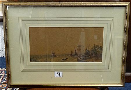 'Possibly Chennai Harbour, Madras by Samuel Davis - Auction record, sale price, and art valuation. Compare with similar artists and explore comparable artworks.