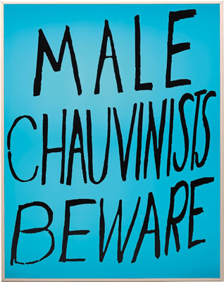 Male Chauvinists Beware by Sam Durant - Auction record, sale price, and art valuation. Compare with similar artists and explore comparable artworks.