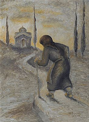 Old woman by Themistoklis Fotiadis - Auction record, sale price, and art valuation. Compare with similar artists and explore comparable artworks.