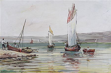 Boats by Vyron Mangos - Auction record, sale price, and art valuation. Compare with similar artists and explore comparable artworks.