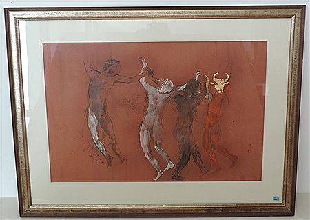 Studie zu einem Tänzer. 1974. by Ivan Valtchev - Auction record, sale price, and art valuation. Compare with similar artists and explore comparable artworks.