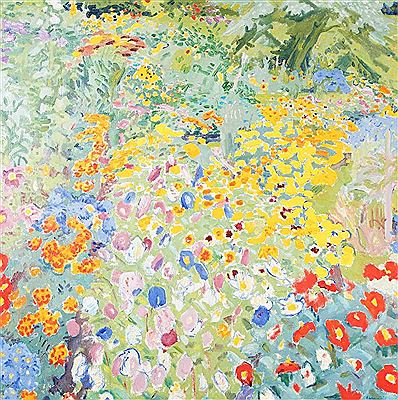"Frau Wettsteins Garten im September", 1975