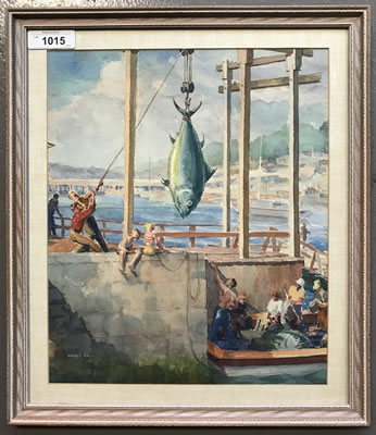 For the Tuna Derby by Harry Lawrence Gage - Auction record, sale price, and art valuation. Compare with similar artists and explore comparable artworks.