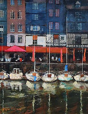 "THE HARBOUR AT HONFLEUR"